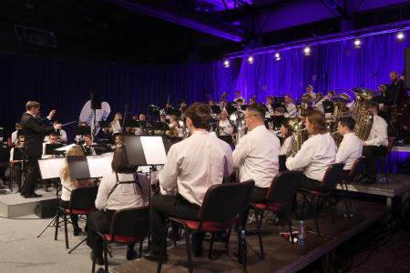 STOLETJE NAVDIHA 50. božično novoletni koncert Godbe Cerknica 14 Foto Ljubo Vukelič